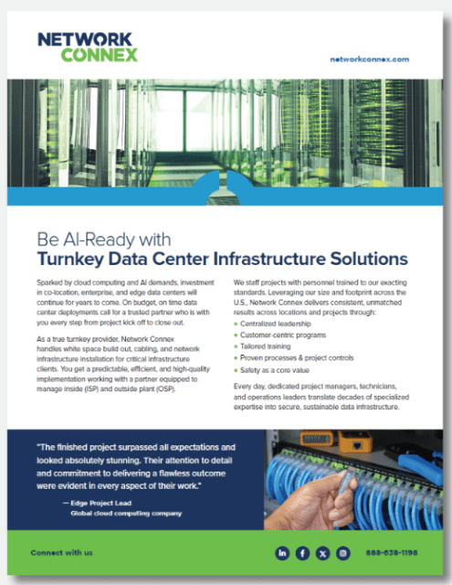 Network Connex Data Center Services Datasheet