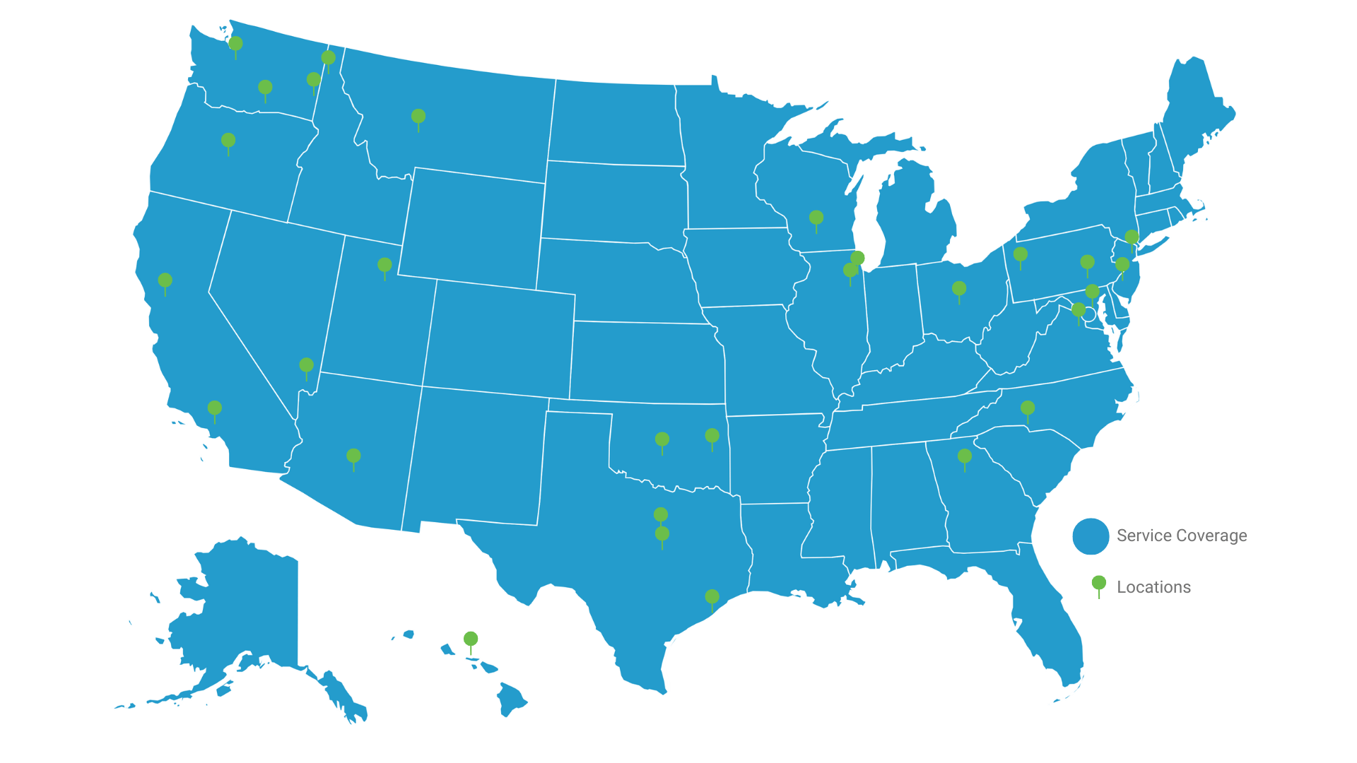 Network Connex nationwide service locations